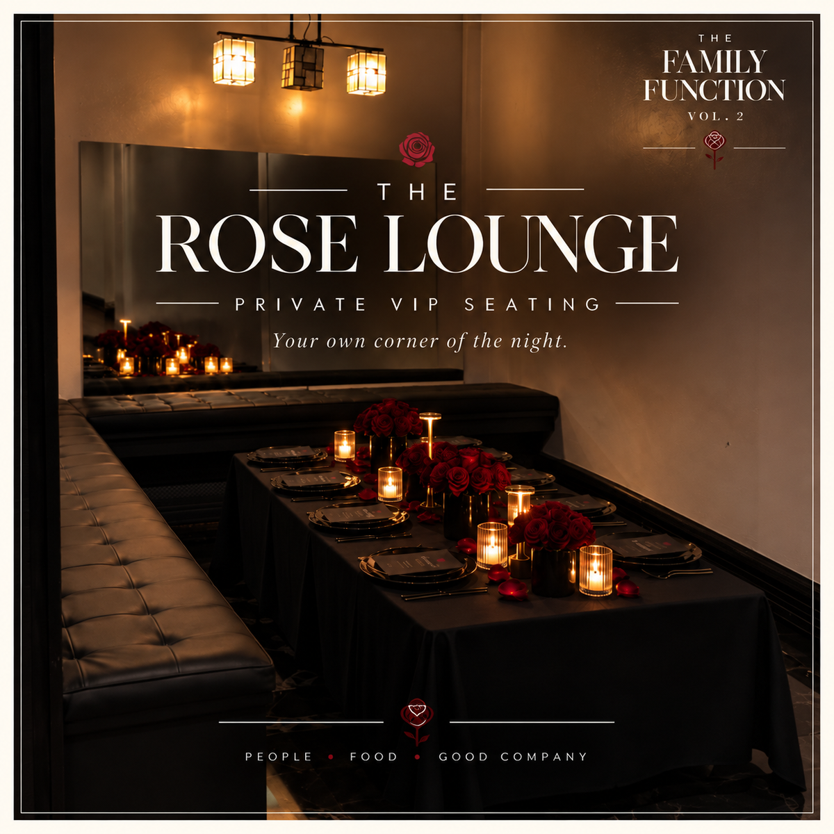 THE ROSE LOUNGE | Private VIP Seating