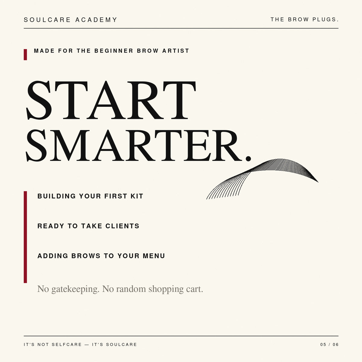 The Brow Plugs | Beginner Brow Artist Vendor Guide