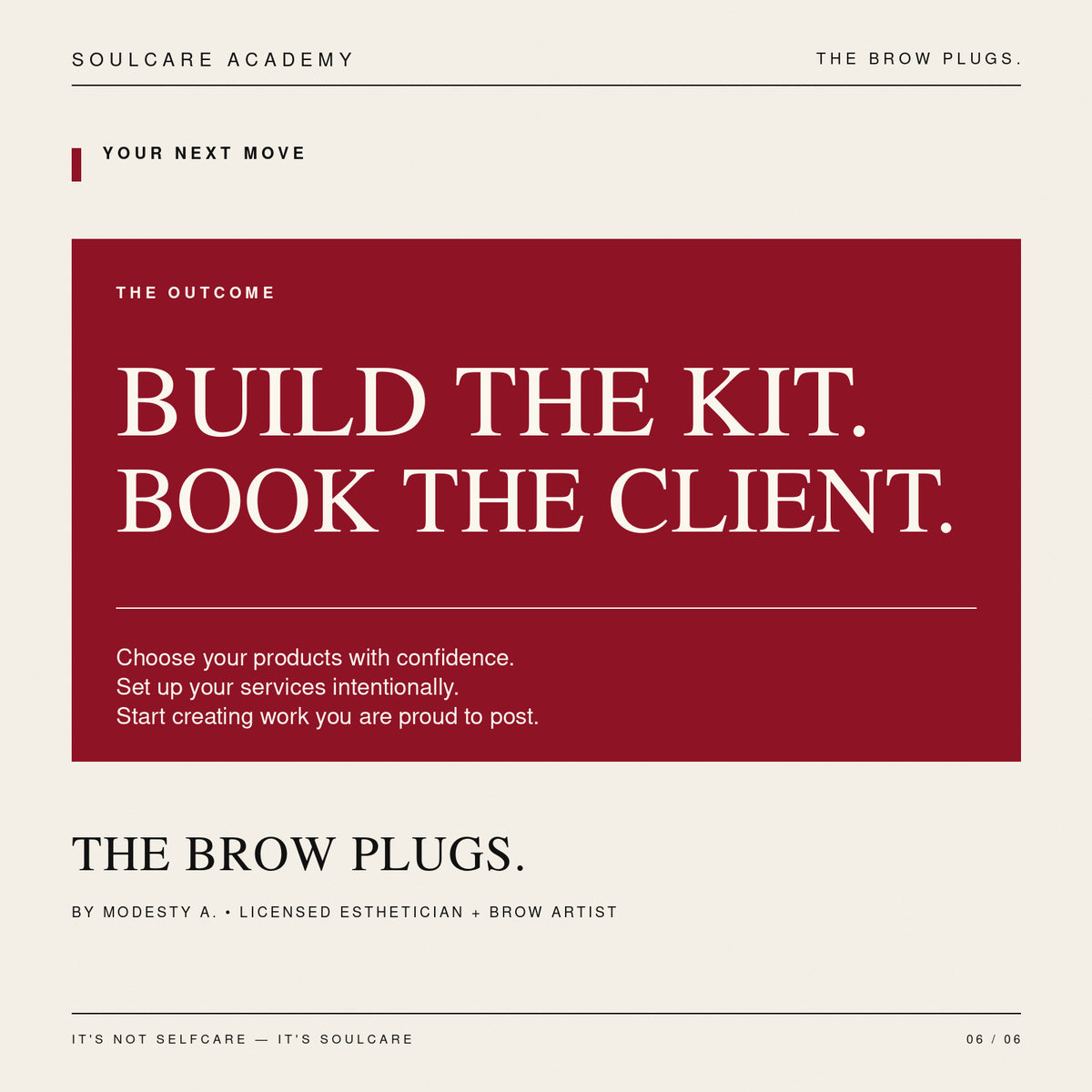 The Brow Plugs | Beginner Brow Artist Vendor Guide